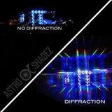 Aqua Flip Diffraction Glasses Astroshadez-Other Unisex Clothing & Accs-Astroshadez-Aqua-ASTROSHADEZ.COM