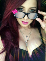 Black Kitty Frame w/ Clear Spiral Diffraction Glasses Astroshadez-Other Unisex Clothing & Accs-Astroshadez-Black-ASTROSHADEZ.COM