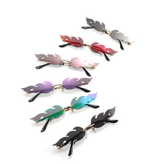 Unisex 'Lord' Flower Feather Flame Shape Sunglasses Astroshadez-Liucong Store-ASTROSHADEZ.COM