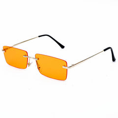 Womens 'Seduce' Square Rimless Sunglasses Astroshadez-ASTROSHADEZ.COM-ASTROSHADEZ.COM