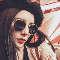Unisex 'Mona Lisa' Round Sunglasses Astroshadez-ASTROSHADEZ.COM-ASTROSHADEZ.COM