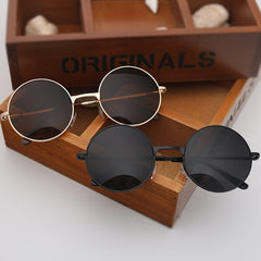 Unisex 'Pluto' Round Tea Sunglasses Astroshadez-ASTROSHADEZ.COM-ASTROSHADEZ.COM