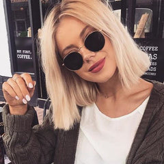 Unisex 'Fellow' Round Sunglasses-Women's Sunglasses-Love Will Remember-ASTROSHADEZ.COM