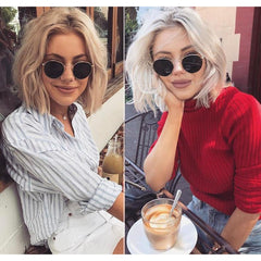 Unisex 'Fellow' Round Sunglasses-Women's Sunglasses-Love Will Remember-ASTROSHADEZ.COM