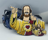 Funny Jesus Thumbsup Pointing Loves You Patch-Patches-ASTROSHADEZ.COM-ASTROSHADEZ.COM