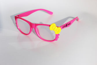 Pink Kitty Frame w/ Spiral Diffraction Glasses Astroshadez-Other Unisex Clothing & Accs-Astroshadez-ASTROSHADEZ.COM