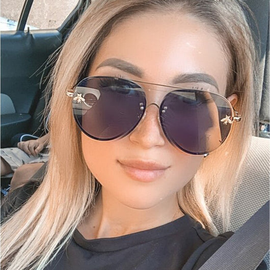 Womens 'Laguna' Aviator Sunglasses Astroshadez