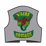 Vagos 1% MC Biker Patch Set-Patches-ASTROSHADEZ.COM-ASTROSHADEZ.COM