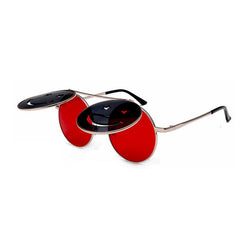 Unisex 'Smiley Face' Flip Lens Funny Happy Sunglasses Astroshadez-Sunglasses-Astroshadez-ASTROSHADEZ.COM