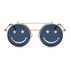 Unisex 'Smiley Face' Flip Lens Funny Happy Sunglasses Astroshadez-Sunglasses-Astroshadez-ASTROSHADEZ.COM