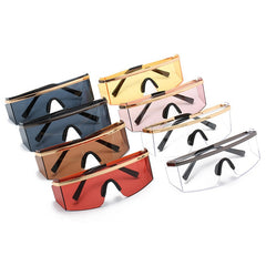 Mens 'Tyga' Large Shielded Futuristic Sunglasses Astroshadez