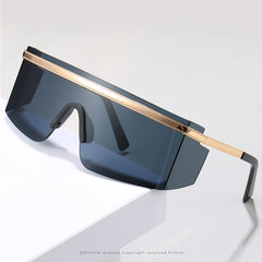 Mens 'Tyga' Large Shielded Futuristic Sunglasses Astroshadez