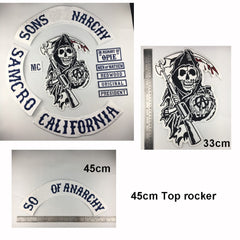 California Motorcycle Club Patch Set-Patches-ASTROSHADEZ.COM-ASTROSHADEZ.COM