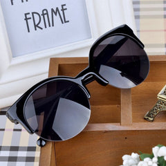 Womens 'Glee' Round Half Frame Sunglasses Astroshadez-ASTROSHADEZ.COM-ASTROSHADEZ.COM
