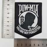 Pow Mia Embroidered Patch Iron 3.5" x10 pieces-Patches-ASTROSHADEZ.COM-ASTROSHADEZ.COM