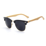 Unisex 'Bamboo Club' Sunglasses Astroshadez-ASTROSHADEZ.COM-Gloss black frame w/ tint lens-ASTROSHADEZ.COM