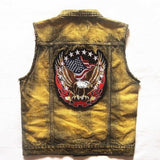 HARLEY EAGLE AMERICAN US FLAG MC MOTORCYCLE BIKE IRON PATCH LARGE STARS-ASTROSHADEZ.COM-ASTROSHADEZ.COM