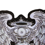 LIVE FREE RIDE FREE WINGS MC MOTORCYCLE BIKE IRON PATCH LARGE-ASTROSHADEZ.COM-ASTROSHADEZ.COM