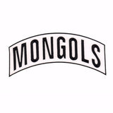 MONGOLS CALIFORNIA MC Biker Patch Set Iron On Vest Jacket Rocker-ASTROSHADEZ.COM-ASTROSHADEZ.COM