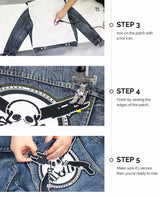 MONGOLS CALIFORNIA MC Biker Patch Set Iron On Vest Jacket Rocker-ASTROSHADEZ.COM-ASTROSHADEZ.COM