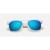 Unisex 'Bamboo' Sunglasses Astroshadez-ASTROSHADEZ.COM-Clear frame w/ green lens-ASTROSHADEZ.COM