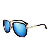 Mens 'The Diesel' Sunglasses Astroshadez-ASTROSHADEZ.COM-Black frame w/ blue lens-ASTROSHADEZ.COM