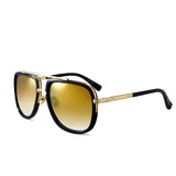Mens 'The Diesel' Sunglasses Astroshadez-ASTROSHADEZ.COM-Black frame w/ gold lens-ASTROSHADEZ.COM