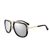 Mens 'The Diesel' Sunglasses Astroshadez-ASTROSHADEZ.COM-Black frame w/ silver lens-ASTROSHADEZ.COM