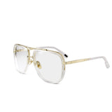 Mens 'The Diesel' Sunglasses Astroshadez-ASTROSHADEZ.COM-White frame w/ clear lens-ASTROSHADEZ.COM
