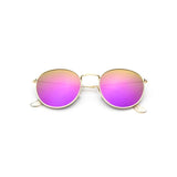 Womens 'Chella' Round Sunglasses Astroshadez-ASTROSHADEZ.COM-Gold Frame Purple lens-ASTROSHADEZ.COM