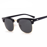 Unisex 'Club' Half Rim Rimless Polarized Sunglasses Astroshadez-ASTROSHADEZ.COM-ASTROSHADEZ.COM
