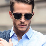 Unisex 'Club' Half Rim Rimless Polarized Sunglasses Astroshadez-ASTROSHADEZ.COM-ASTROSHADEZ.COM