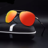 Mens Aviator 'Top Gun' Polarized Alloy Premium Sunglasses Astroshadez-ASTROSHADEZ.COM-ASTROSHADEZ.COM