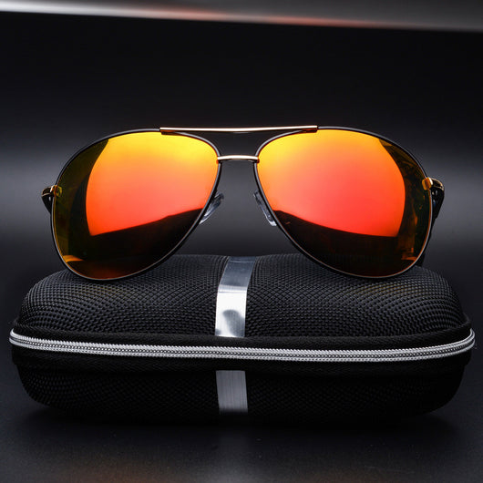 Mens Aviator 'Top Gun' Polarized Alloy Premium Sunglasses Astroshadez-ASTROSHADEZ.COM-ASTROSHADEZ.COM