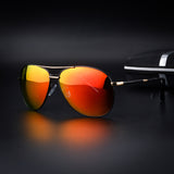 Mens Aviator 'Top Gun' Polarized Alloy Premium Sunglasses Astroshadez-ASTROSHADEZ.COM-ASTROSHADEZ.COM