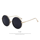 Unisex 'Hippie' Round Circle Vintage Alloy Sunglasses Astroshadez-ASTROSHADEZ.COM-Black-ASTROSHADEZ.COM