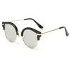 Womens 'Solstice' Cateye Rimmed Sunglasses Astroshadez-ASTROSHADEZ.COM-Silver-ASTROSHADEZ.COM