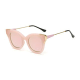 Womens 'Lulu' Small Cat Eye Sunglasses Astroshadez-ASTROSHADEZ.COM-Pink Frame Pink-ASTROSHADEZ.COM