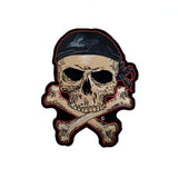 Double Head Skeleton Personalized Custom Embroidered Patches Iron On Motorcycle Biker Patches Bordados-ASTROSHADEZ.COM-ASTROSHADEZ.COM