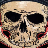 Double Head Skeleton Personalized Custom Embroidered Patches Iron On Motorcycle Biker Patches Bordados-ASTROSHADEZ.COM-ASTROSHADEZ.COM