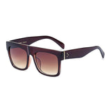Unisex 'Common' Rapper Square Flat Brow Sunglasses Astroshadez-ASTROSHADEZ.COM-Tea Tea-ASTROSHADEZ.COM