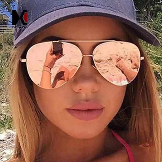 Unisex 'Aviator' Reflective Sunglasses Astroshadez-ASTROSHADEZ.COM-ASTROSHADEZ.COM
