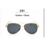 Unisex 'Aviator' Reflective Sunglasses Astroshadez-ASTROSHADEZ.COM-Golden Black-ASTROSHADEZ.COM
