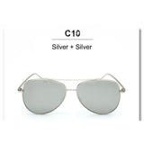 Unisex 'Aviator' Reflective Sunglasses Astroshadez-ASTROSHADEZ.COM-Silver Silver-ASTROSHADEZ.COM