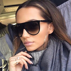 Womens 'Donna' Flat Browline Fashion Sunglasses Astroshadez-ASTROSHADEZ.COM-ASTROSHADEZ.COM