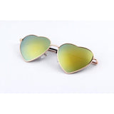 Womens 'Love' Heart Shaped Sunglasses Astroshadez-ASTROSHADEZ.COM-Gold-ASTROSHADEZ.COM