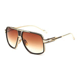 Men's 'Apollo' Big Square Premium Sunglasses Astroshadez-ASTROSHADEZ.COM-Golden Tea-ASTROSHADEZ.COM