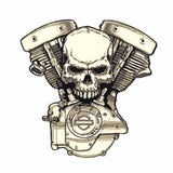 SKULL HEAD SKELETON MC MOTORCYCLE BIKE IRON PATCH LARGE-ASTROSHADEZ.COM-ASTROSHADEZ.COM
