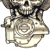 SKULL HEAD SKELETON MC MOTORCYCLE BIKE IRON PATCH LARGE-ASTROSHADEZ.COM-ASTROSHADEZ.COM