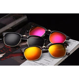 Unisex 'Club' Half Rim Rimless Polarized Sunglasses Astroshadez-ASTROSHADEZ.COM-ASTROSHADEZ.COM